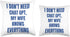 I Don't Need Chat GPT My Wife Knows Everything Throw Pillow, 16x16, Multicolor
