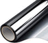 Filmgoo One Way Privacy Film | Window Tint for Home, Heat Control Anti UV Static Cling | Black Silver, 17.5 Inch X