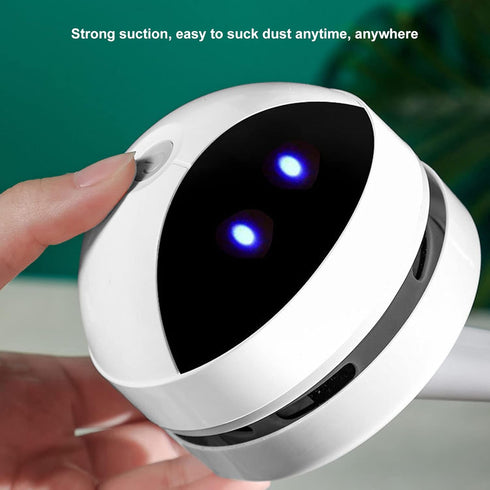 Desktop Vacuum Cleaner, Mini Handheld Portable Detachable Vacuum for Cleaning Eraser Crumbs and Dust
