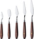 Cake Cream Spatula Set - 5 Pieces Stainless Steel Frosting Baking Pastry Tool for Decorating