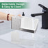 Toothbrush Holders for Bathroom Countertop, Electric Toothbrush and Toothpaste Organizer, Brushed Silver