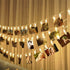 Dopheuor LED Fairy Clip String Lights, Photo Clip String Lights, Battery Operated for Gifts, Patio, Christmas, Wedding,