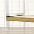 Mitus Counter, Counter, 16" Shelf Organizer and Storage, Tiered Wood Cabinet Rack for The Kitchen Bathroom Pantry