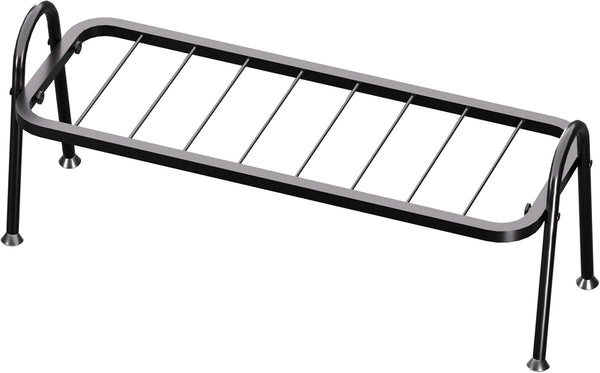 Josmimic Metal Plant Stand Indoor Outdoor, Heavy Duty 1-Tier Ladder Plant Shelf for