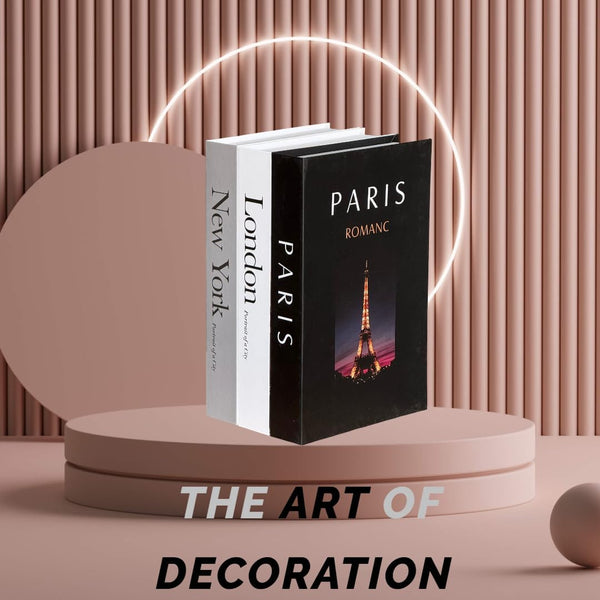 Generic 3 Coffee Table Decorative Books for Home Decor, Fake Books for Decoration, Aesthetic Bookshelf Decor for Living