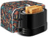 Toaster Cover 4 Slice, Forest Mushroom Wide Slot, Machine Washable with Hang Loop (16x16") 2PCS