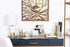 BLU MONACO Gold Magazine File Holder, Decorative Metal Magazine Organizer Bin for Desk & Shelves