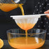 Kitchen Ultra-Fine Nylon Mesh Strainer, Plastic Sieve Filter Spoon Set of 3 for Soy Milk Coffee Yogurt Juice