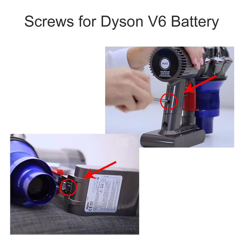 Battery Screws Compatible with Dyson V6 V7 V8 V10 V11 Vacuum Cleaner, Fit for SV09 SV10 SV11 SV12 SV14 (9 Count)