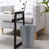 1.5 Gallon Small Trash Can, Round Wastebasket for Bathroom Bedroom Kitchen Countertop, Gray (2 Pack)