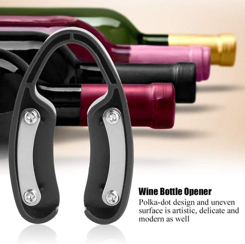 Wine Cutter Foil Cutter, Stainless Steel Wine Bottle Foil Cutter Tool, Wine Bottle Opener, Wine Cutter (Black)