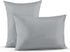 Superity Linen Pillow Cases Queen Size - Envelope Enclosure - 2 Pack - 100% Soft and Comfortable Premium Cotton - Grey