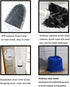 Set (2 Pack, Sellemer Toilet Brush and Holder for Bathroom, Flexible Toilet Bowl Brush Head with Silicone Bristles