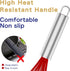 Whisk, Sturdy Stainless Steel Wires Coated in Professional Silicone, 3 Pack Whisks for Cooking, Mini Whisk, Colored