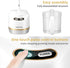 La Reveuse Electric Mini Food Processor, Small Chopper, 200 Watts, 2-Cup Prep Bowl for Mincing, Chopping, Grinding,