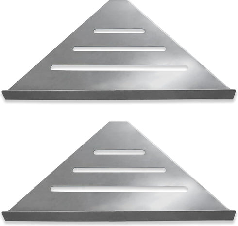 Corner Shower Caddy Organizer for Bathroom - 2 Pack Stainless Steel Modern
