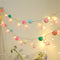ChiRee 9.85FT Unicorn String Lights Cute Pom Poms Fairy LED String Lights Battery