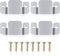 Sectional Couch Connectors Bracket, 4 Pieces Furniture Connectors with Screws for Sectionals