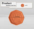 dgudgu 4 Brown Sugar Saver and Softener Disc with Elegant bear claw brown sugar saver dics keeper disk terracotta brown