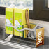 MINGFANITY 304 Sponge Holder for Kitchen Sink, Quick Draining, SUS Stainless Steel Sponge Organizer, Basket