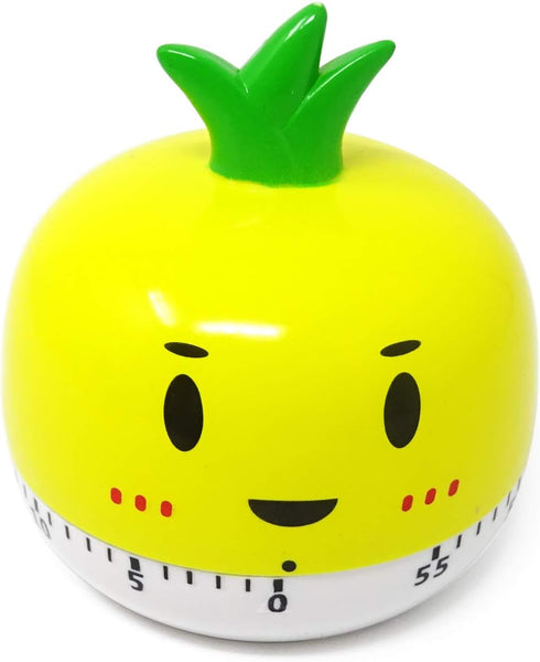 yueton Cute Vegetables 60 Minutes Mechanical Timer for Kitchen Alarm, Home Desktop Decor, Temporizador
