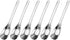 uxcell 6pcs Soup Spoons, 5.9 Inches 18/8 Stainless Steel Small Chinese Soup Spoon for Dessert and Cereal