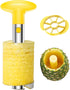 SameTech Easy Kitchen Tool, Stainless Steel Fruit Pineapple Peeler Corer Slicer Cutter
