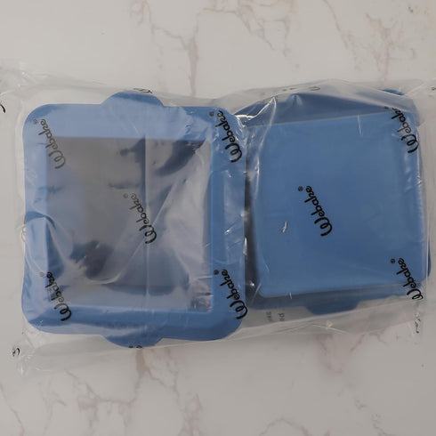 Webake Silicone Square Mold 3x3 Inch Mini Cake Pan, Pack of 4 for Individual Portion Baking Molds