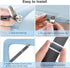 Sopito 4pcs Adjustable Elastic Sheet Fasteners to Keep Sheets in Place, Heavy Duty Non Slip Bed Cover Grippers Clips