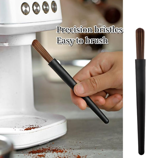 Professional Coffee Grinder Brush, ABS Handle with Nylon Bristles for Espresso Grounds Cleaning