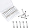 10 Pieces Microwave Fuse, Ceramic Tube Fuse 20 Amp 250 V, Slow Blow Time Delay Fuse, Compatible with GE