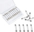 10 Pieces Microwave Fuse, Ceramic Tube Fuse 20 Amp 250 V, Slow Blow Time Delay Fuse, Compatible with GE