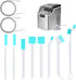 Palksky Ice Maker Cleaning Brush Set, 2Pcs Drain Pipe Brush with 8Pcs Crevice Cleaning Brushes