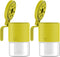 Zuutii Glass Spice Jars Moisture-Proof Spice Containers with Spoons, Set of 2