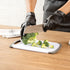 Restaurantware Comfy Grip Cutting Board Set, 3-Piece Food-Grade Kitchen Board Set with TPR Border and Handle
