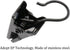 JANYUN 120 Pack Clip Hook Set, Stainless Curtain Clips for Home Decoration, Art Craft Display, Black
