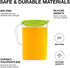LocknLock Aqua Fridge Door Water Jug with Handle, BPA Free Plastic Pitcher, 3 Quarts, Green