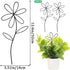 AEDOVE 2 Pcs Indoor Plant Trellis, Mini Garden Trellis for Potted Plants, Indoor Potted Plant Climbing Plants Flower
