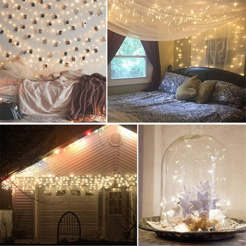 8 16.4ft 50leds) Fantasee Copper Wire String Lights USB Powered LED Fairy Lights Modes with Timer Remote Control