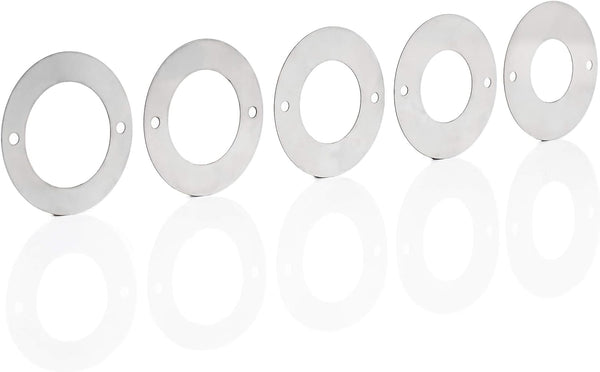 WHITEHORSE Bird House Predator Guards - Set of 5 Stainless Steel Rings with 5 Different Hole Sizes
