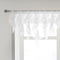 PearAge Ruffled Voile Semi Sheer Curtain Valance, Shabby Chic Ruffle Valance for Kitchen, 52x26 Inches