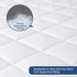 RV Short Queen Mattress Topper Pad Protector Waterproof, Absorbent Quilted Fitted Cover for Short Queen Bed, Deep