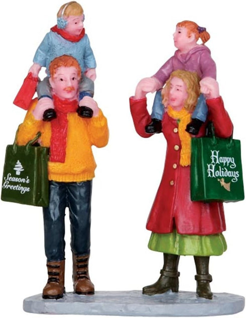 Lemax Christmas Village Family Shopping - 22022 Christmas
