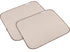 SINLAND Microfiber Dish Drying Mat - Super Absorbent Pad for Kitchen Counter, Large Size 16Inch X 18Inch, Beige 2 Pack