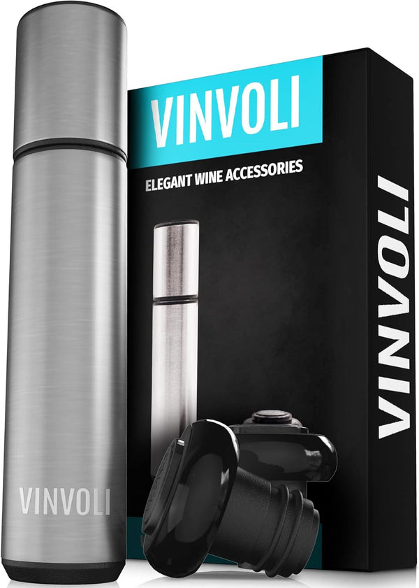 Wine Preserver Set - 2024 Vacuum Pump with 2 Reusable Stoppers, Professional Quality Wine Saver for Lovers