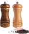 ouktor Salt and Pepper Grinders Set, Manual Wooden Salt and Pepper Mills Shakers,