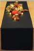 Akutana 108 inch, Black Table Runner Outdoor Dining Table Runners, Waterproof Long Dresser Scarf, Wrinkle-Free Coffee