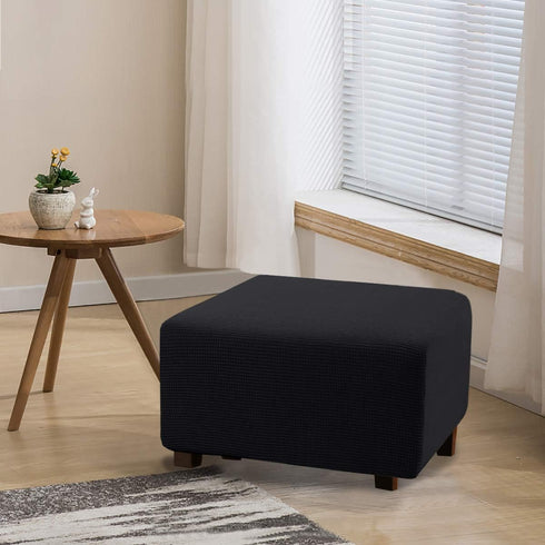 Flamingo P Ottoman Slipcovers Stretch Fabric Storage Ottoman Covers Footrest Sofa Slipcovers Footstool Protector Covers