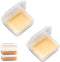 WonLiq 2 Pack-Plastic Sliced Cheese Storage Containers with lids Airtight Keeps Cheese Fresh