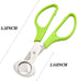 Calary 3Pcs Quail Egg Cutter Scissors Kitchen Egg Shears Tool, Green